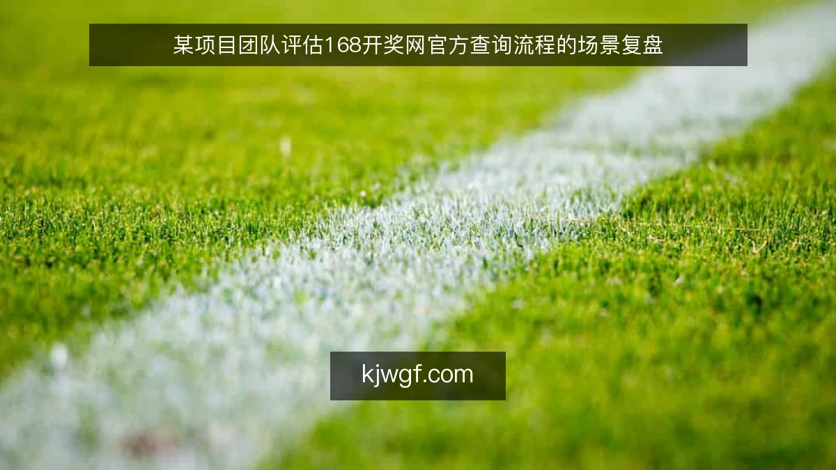 某项目团队评估168开奖网官方查询流程的场景复盘